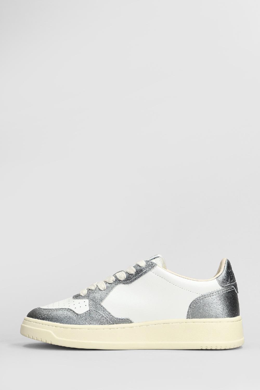 Deliberti Autry Sneakers Medalist In Pelle Argento Cod. 408086 - Deliberti The Luxury Shopping
