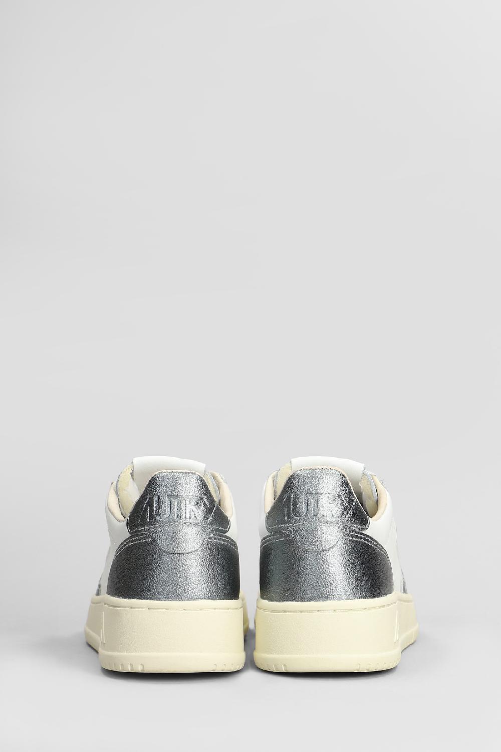 Deliberti Autry Sneakers Medalist In Pelle Argento Cod. 408086 - Deliberti The Luxury Shopping