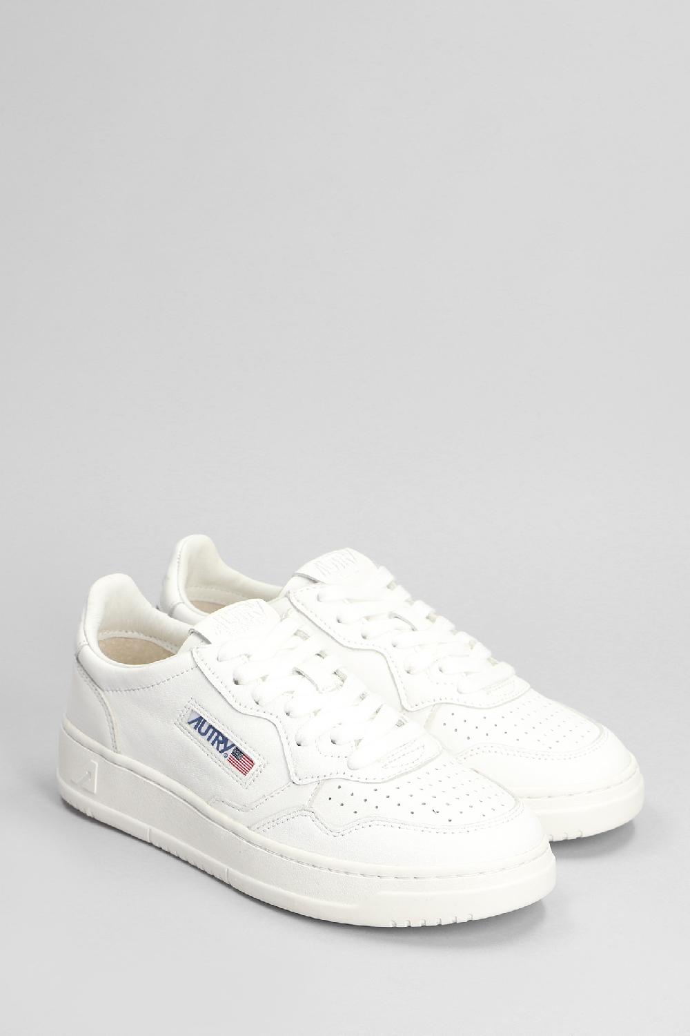 Deliberti Autry Sneakers Medalist Low In Pelle Bianca Cod. 402327 - Deliberti The Luxury Shopping
