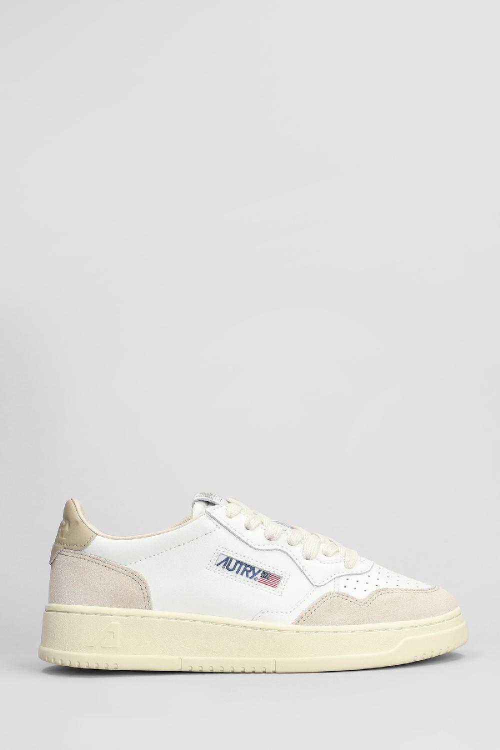 Deliberti Autry Sneakers medalist low in pelle bianca cod. 407932 - Deliberti The Luxury Shopping