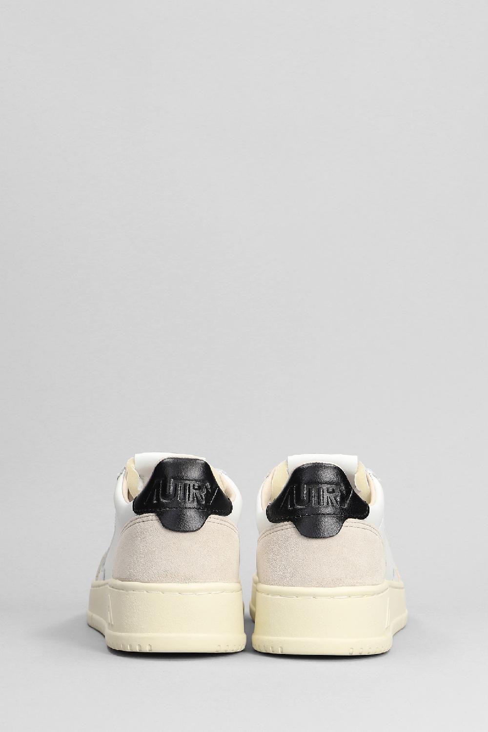 Deliberti Autry Sneakers Medalist Low In Pelle E Camoscio Bianco Cod. 392676 - Deliberti The Luxury Shopping