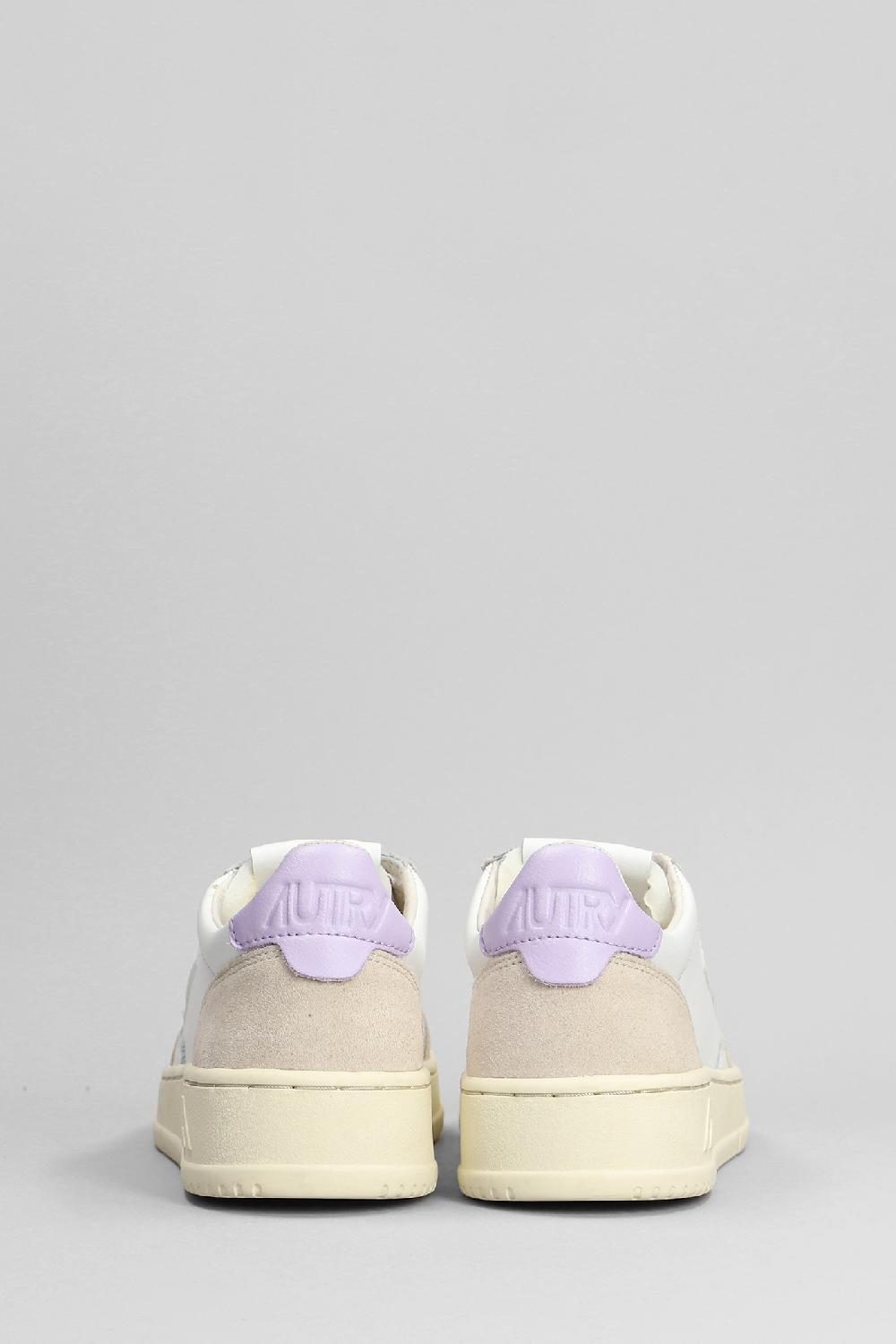 Deliberti Autry Sneakers Medalist Low In Pelle E Camoscio Bianco Cod. 392226 - Deliberti The Luxury Shopping