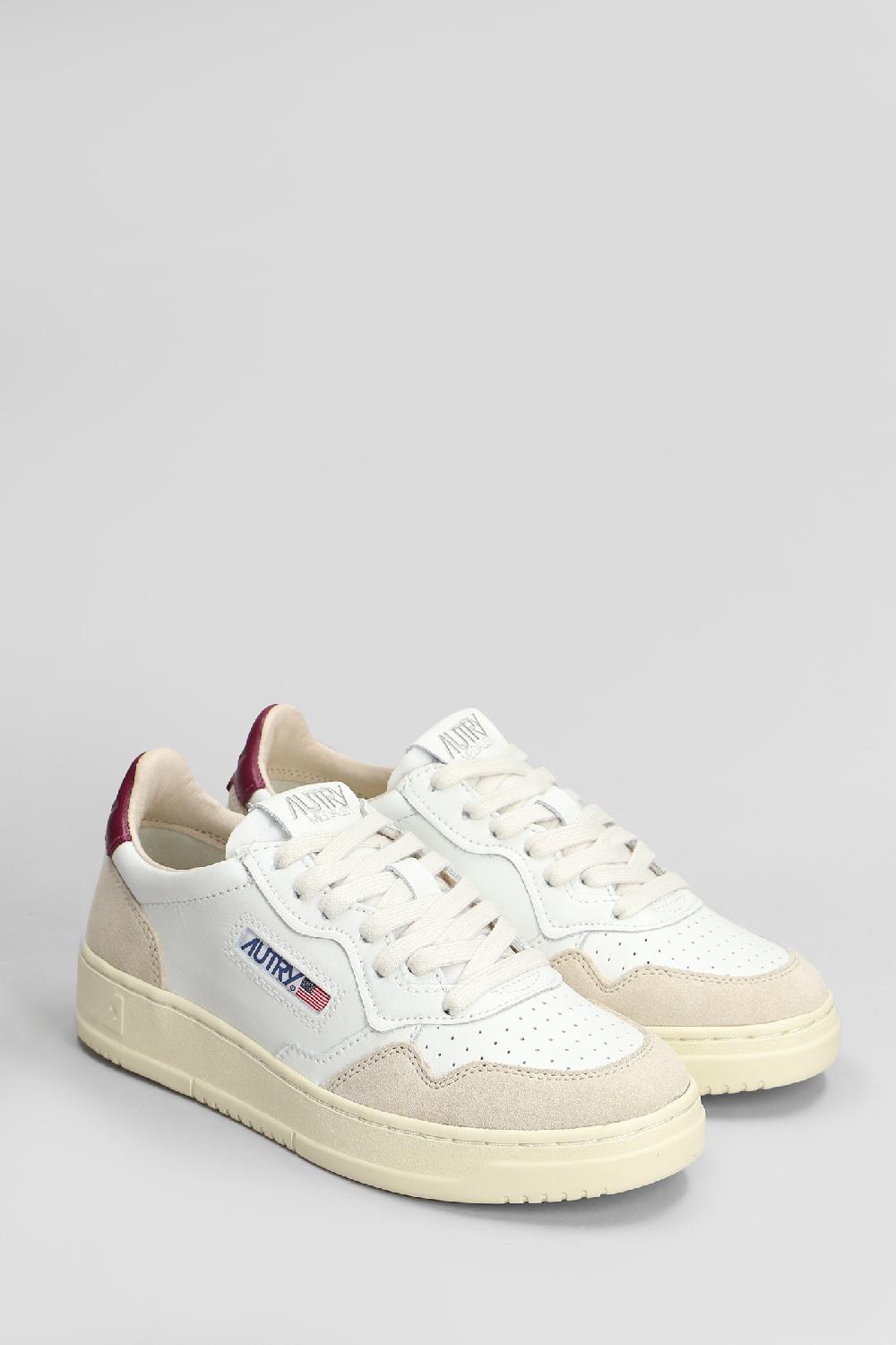 Deliberti Autry Sneakers Medalist Low In Pelle E Camoscio Bianco Cod. 408085 - Deliberti The Luxury Shopping