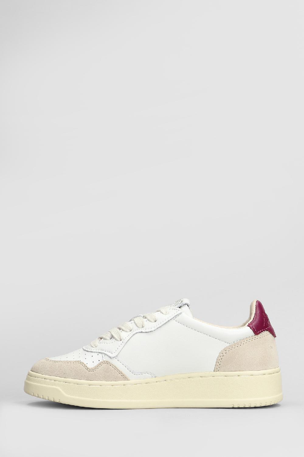 Deliberti Autry Sneakers Medalist Low In Pelle E Camoscio Bianco Cod. 408085 - Deliberti The Luxury Shopping