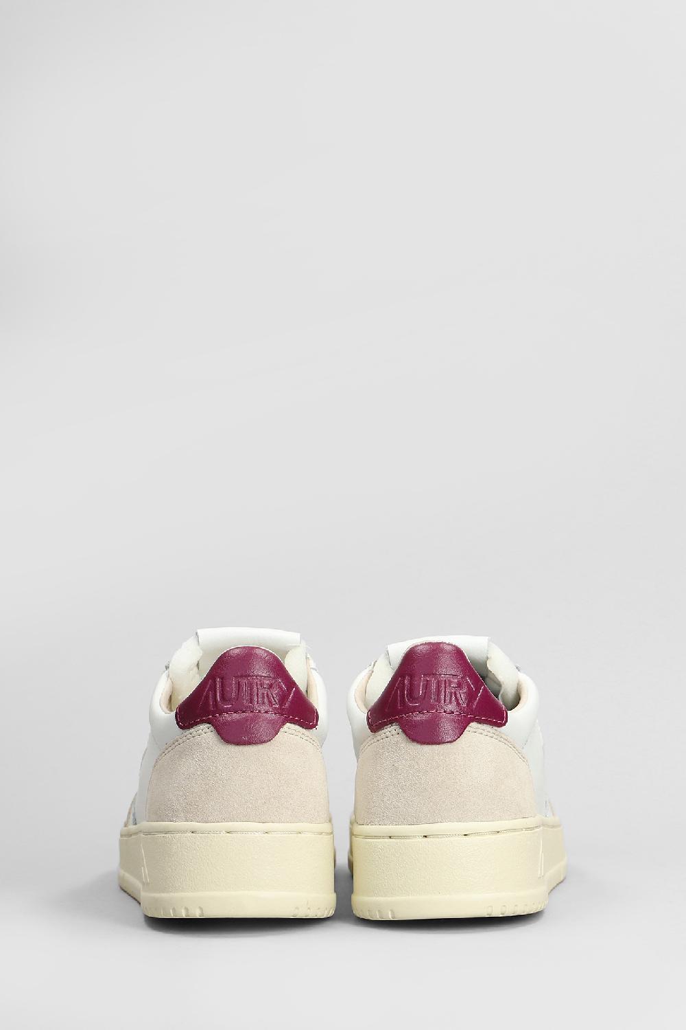 Deliberti Autry Sneakers Medalist Low In Pelle E Camoscio Bianco Cod. 408085 - Deliberti The Luxury Shopping