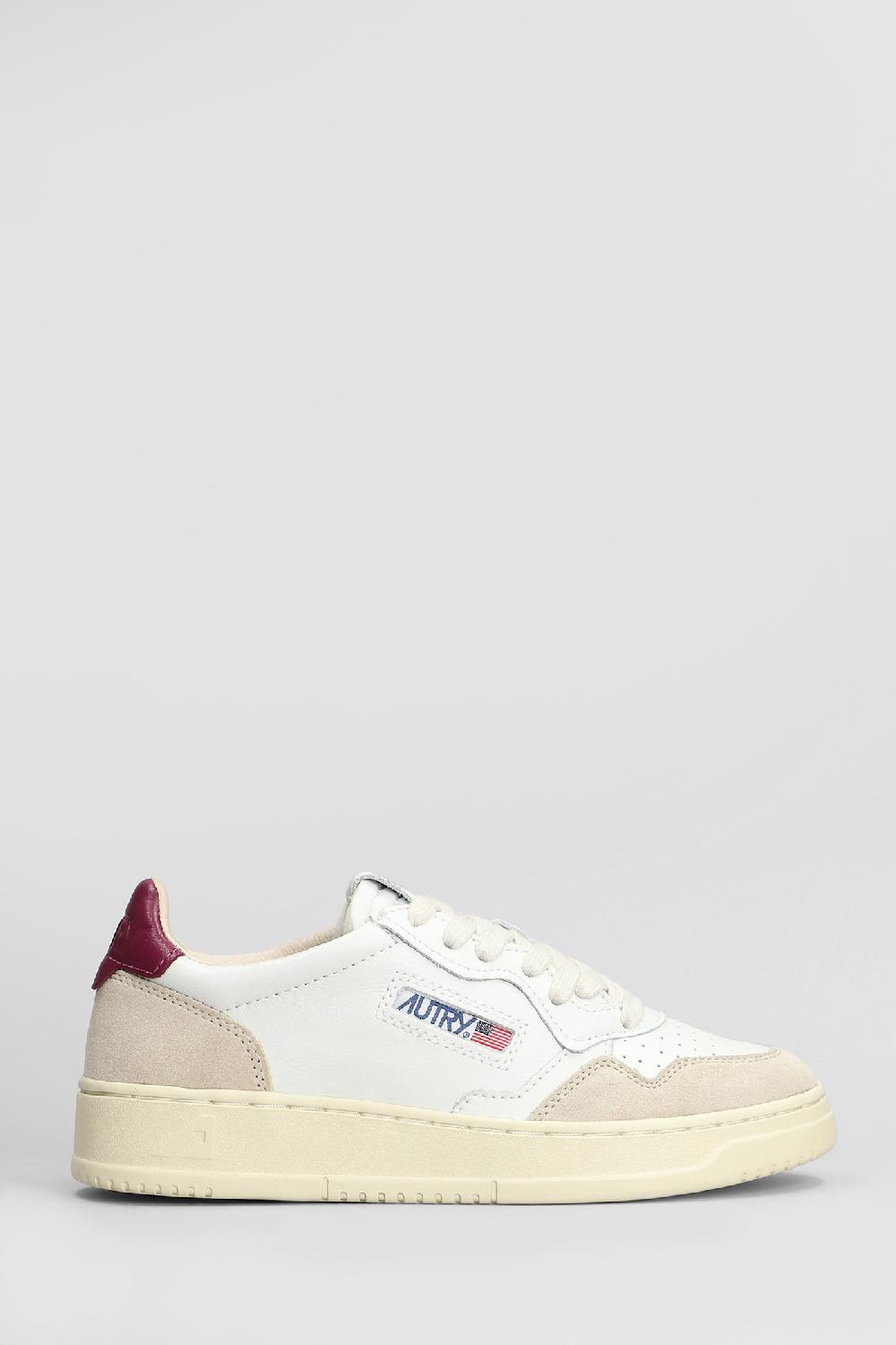 Deliberti Autry Sneakers medalist low in pelle e camoscio bianco cod. 408085 - Deliberti The Luxury Shopping