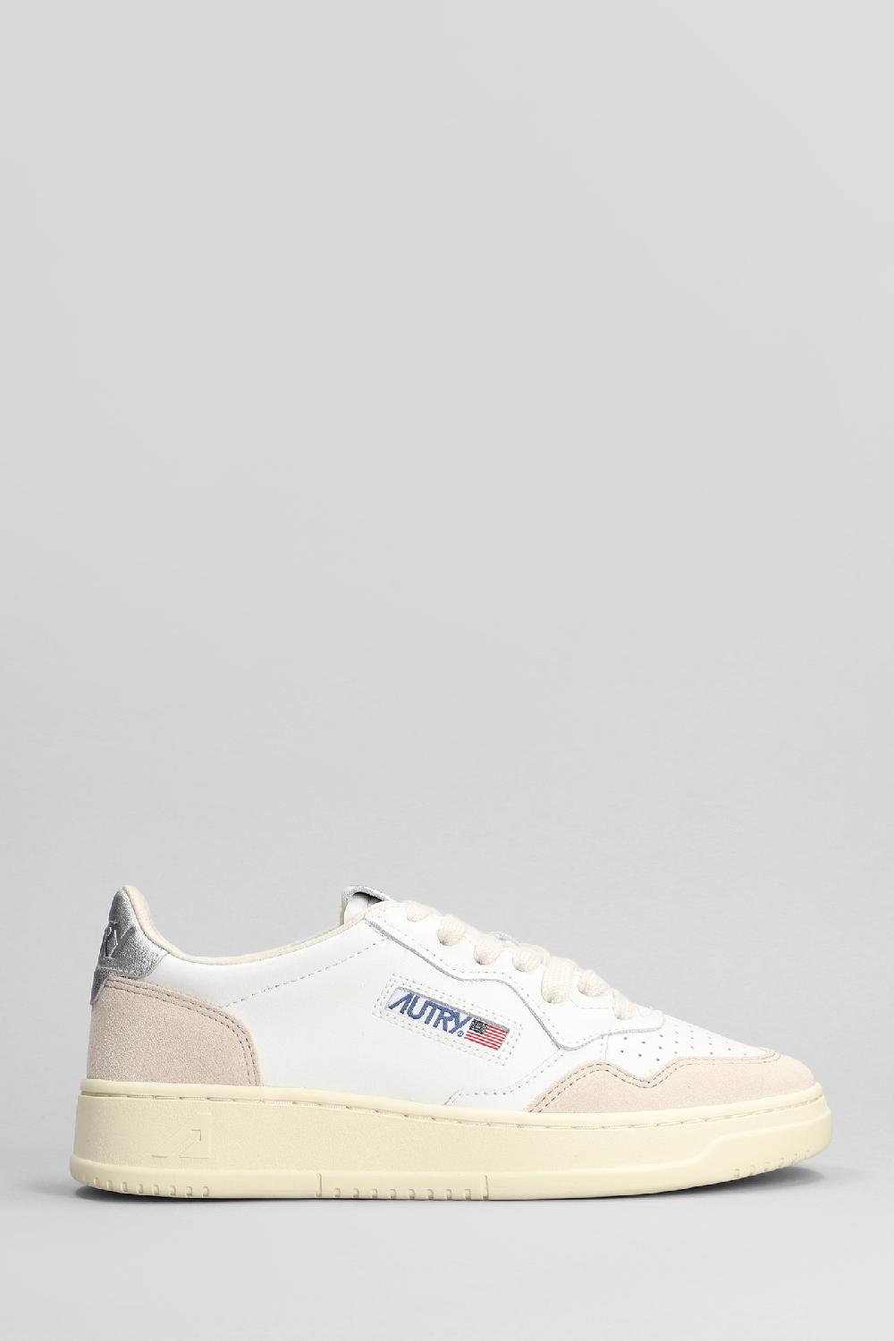 Deliberti Autry Sneakers medalist low in pelle e camoscio bianco cod. 402301 - Deliberti The Luxury Shopping