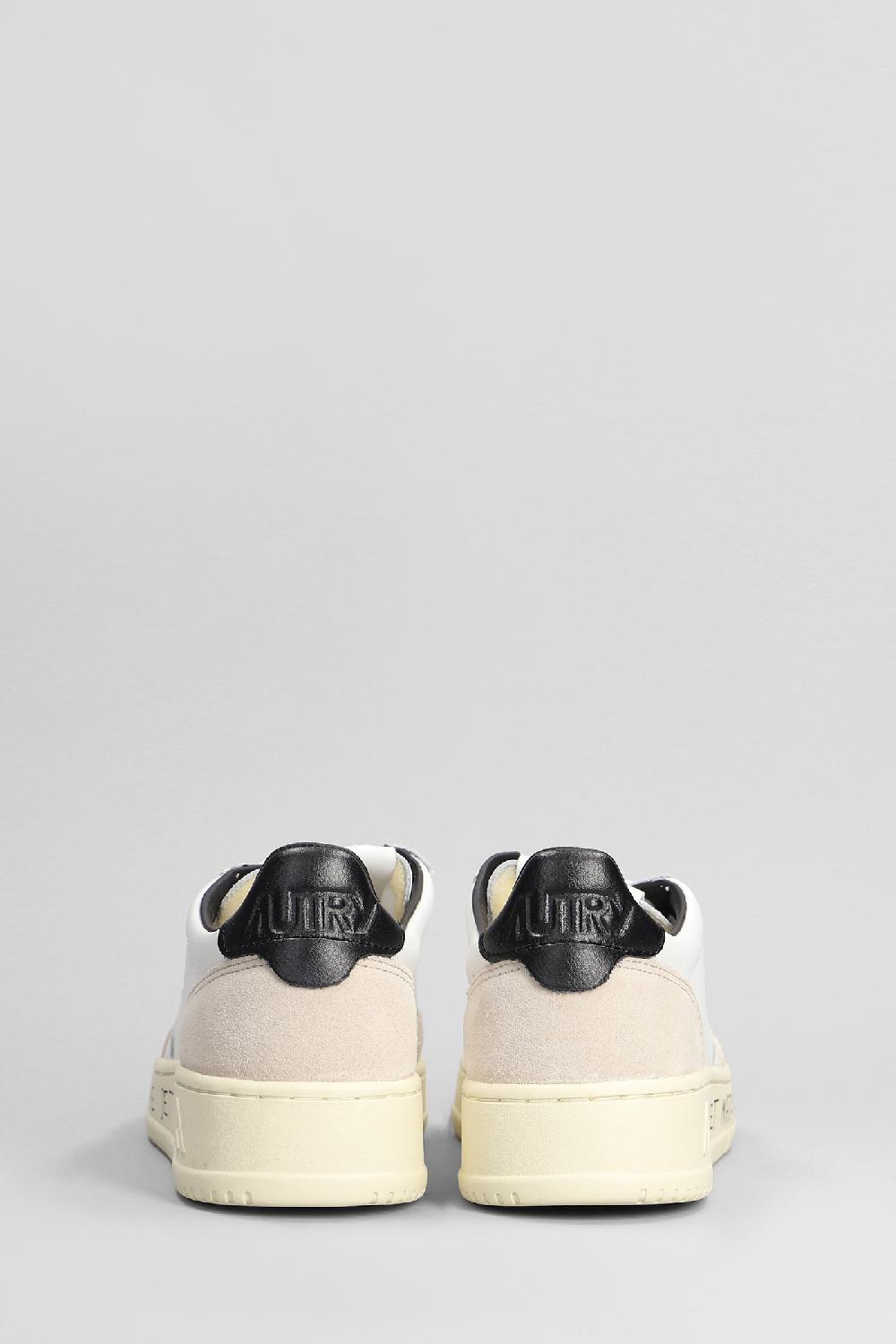 Deliberti Autry Sneakers Medalist Low In Pelle E Camoscio Bianco Cod. 402303 - Deliberti The Luxury Shopping