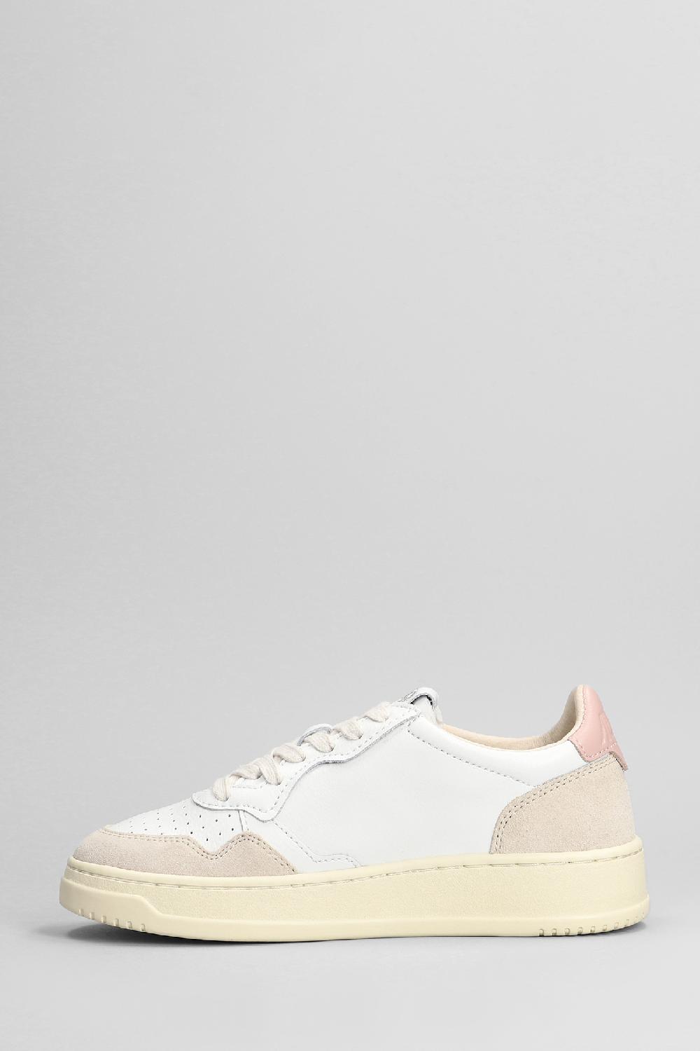 Deliberti Autry Sneakers Medalist Low In Pelle E Camoscio Bianco Cod. 402326 - Deliberti The Luxury Shopping