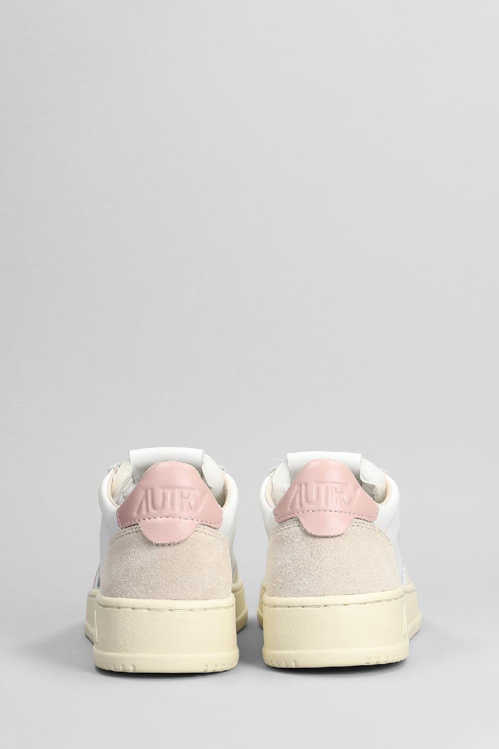 Deliberti Autry Sneakers Medalist Low In Pelle E Camoscio Bianco Cod. 402326 - Deliberti The Luxury Shopping