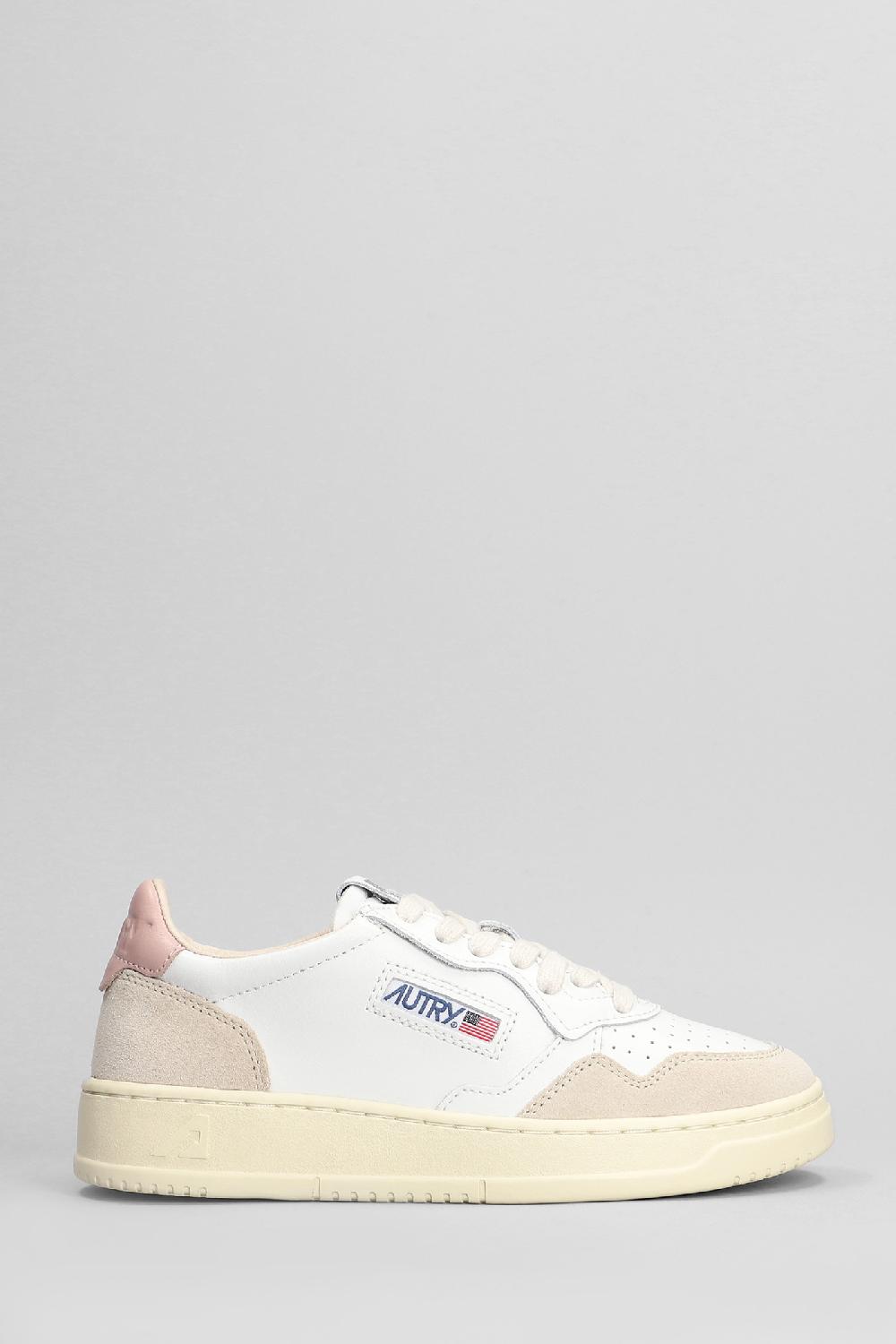 Deliberti Autry Sneakers medalist low in pelle e camoscio bianco cod. 402326 - Deliberti The Luxury Shopping