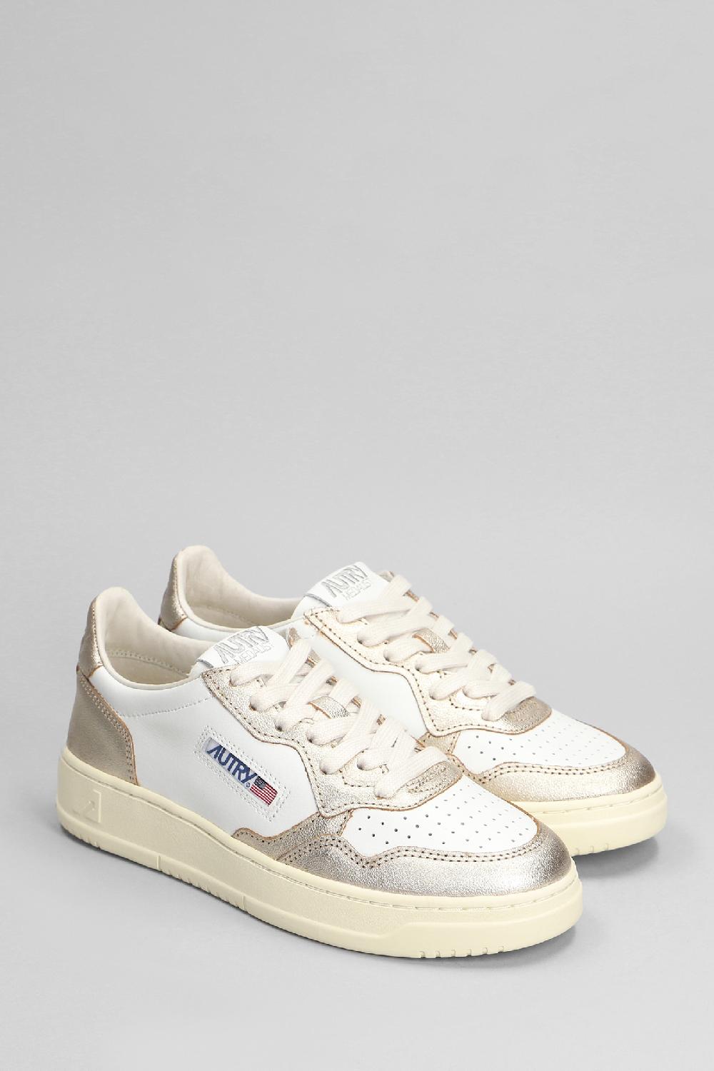 Deliberti Autry Sneakers Medalist Low In Pelle Platino Cod. 402328 - Deliberti The Luxury Shopping