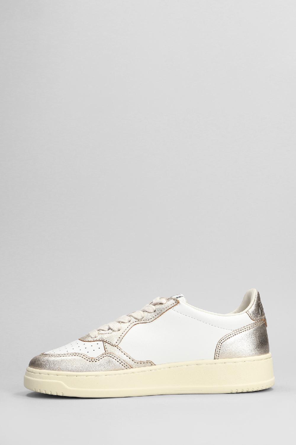 Deliberti Autry Sneakers Medalist Low In Pelle Platino Cod. 402328 - Deliberti The Luxury Shopping