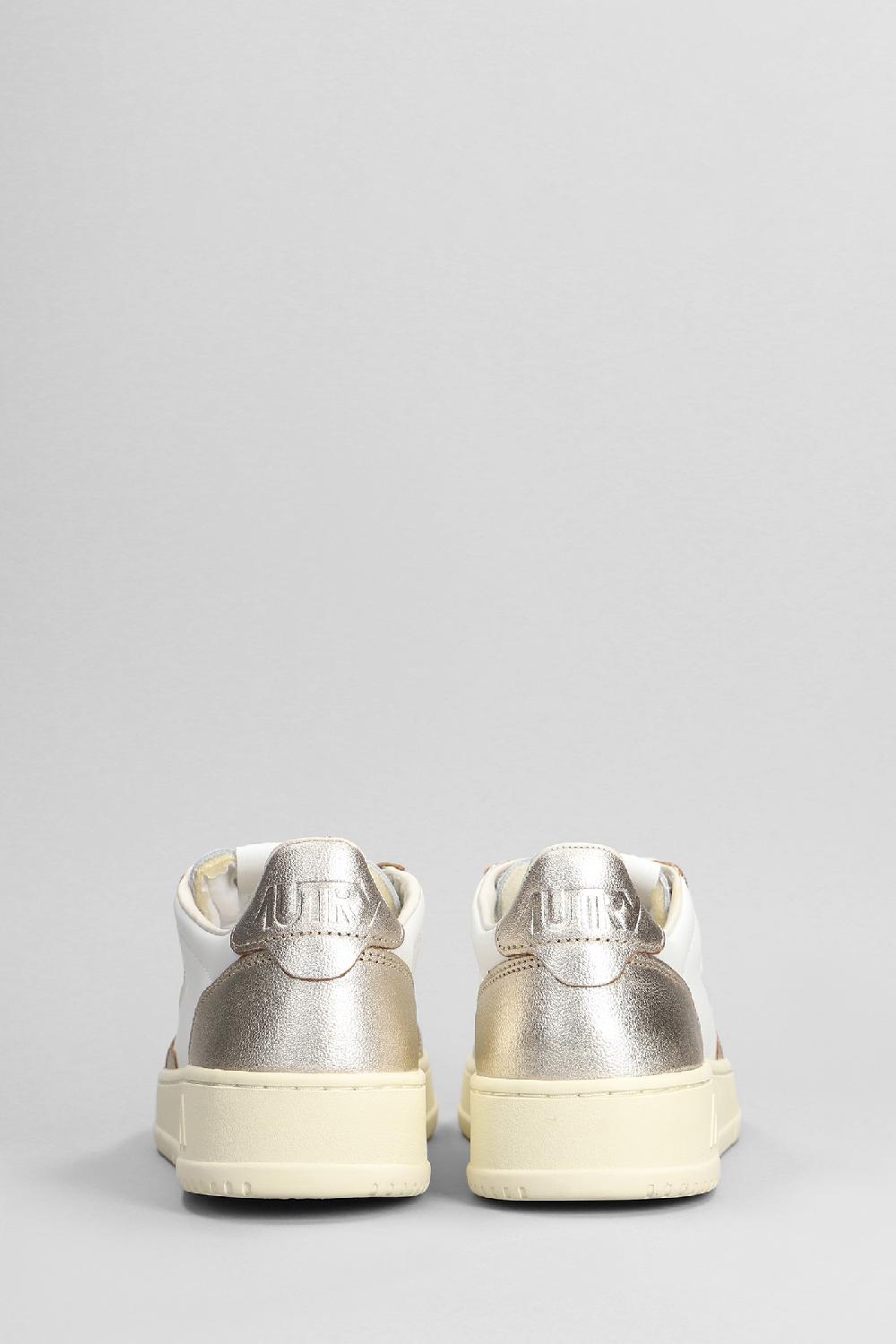 Deliberti Autry Sneakers Medalist Low In Pelle Platino Cod. 402328 - Deliberti The Luxury Shopping