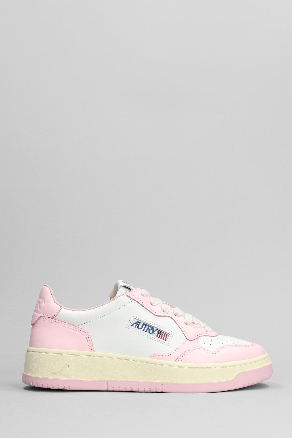 Deliberti Autry Sneakers medalist low in pelle rosa cod. 392232 - Deliberti The Luxury Shopping