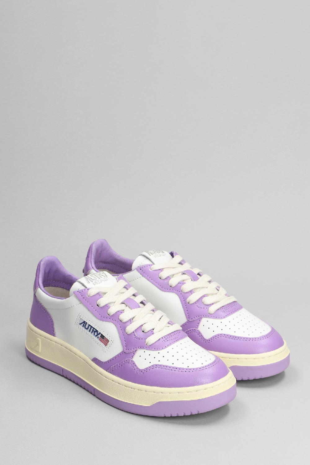 Deliberti Autry Sneakers Medalist Low In Pelle Viola Cod. 392231 - Deliberti The Luxury Shopping