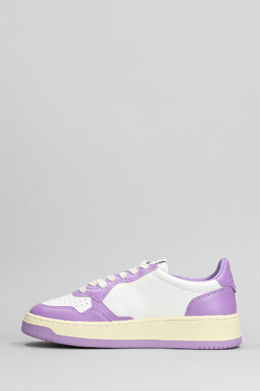 Deliberti Autry Sneakers Medalist Low In Pelle Viola Cod. 392231 - Deliberti The Luxury Shopping