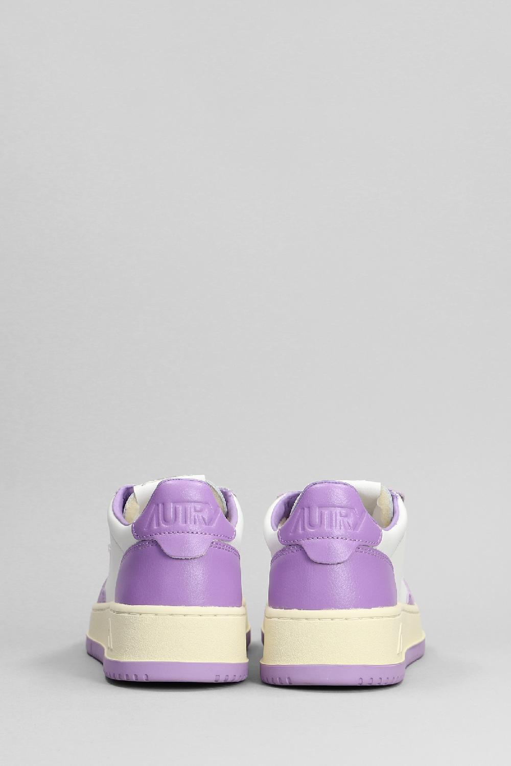 Deliberti Autry Sneakers Medalist Low In Pelle Viola Cod. 392231 - Deliberti The Luxury Shopping