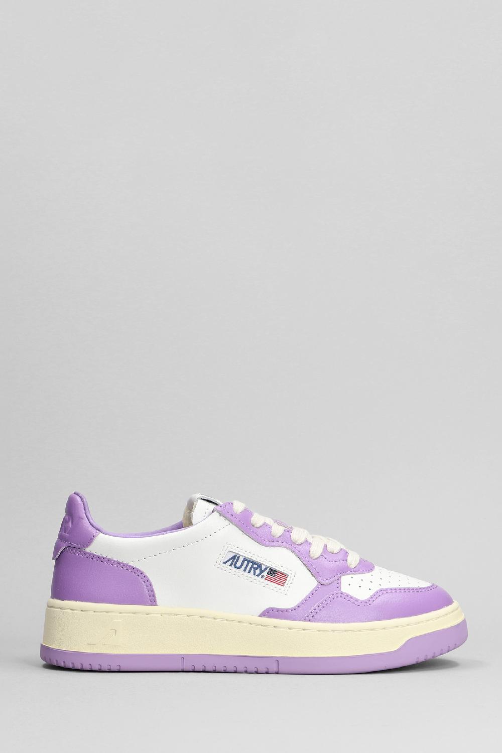 Deliberti Autry Sneakers medalist low in pelle viola cod. 392231 - Deliberti The Luxury Shopping