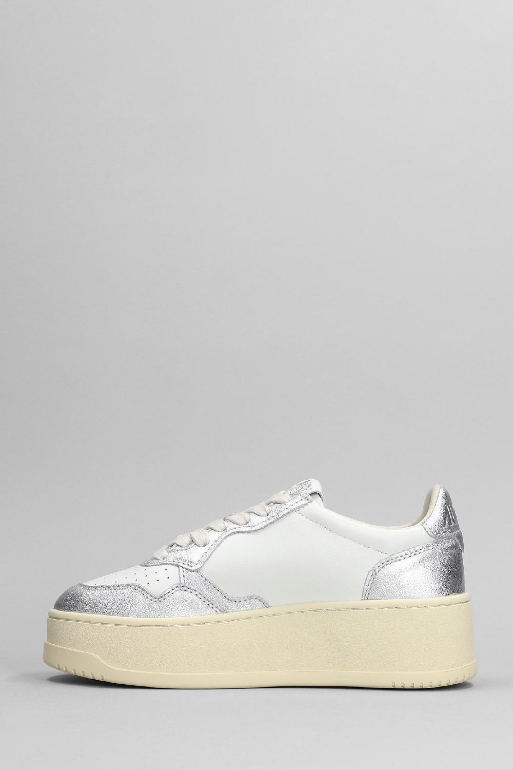 Deliberti Autry Sneakers Platform Low In Pelle Bianca Cod. 398920 - Deliberti The Luxury Shopping