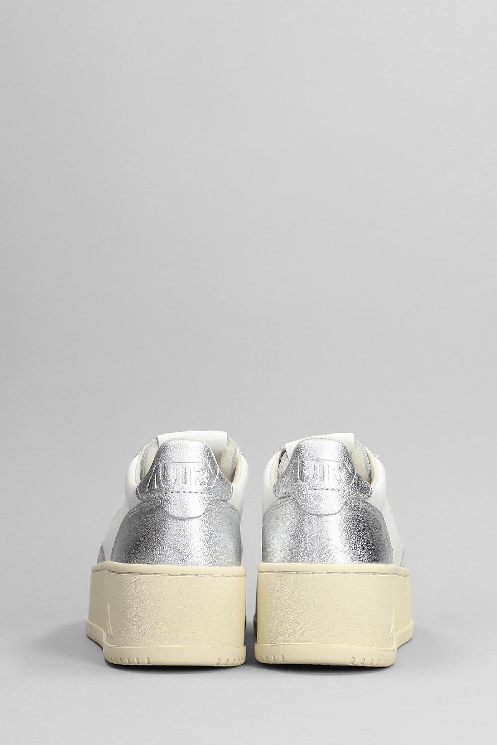 Deliberti Autry Sneakers Platform Low In Pelle Bianca Cod. 398920 - Deliberti The Luxury Shopping