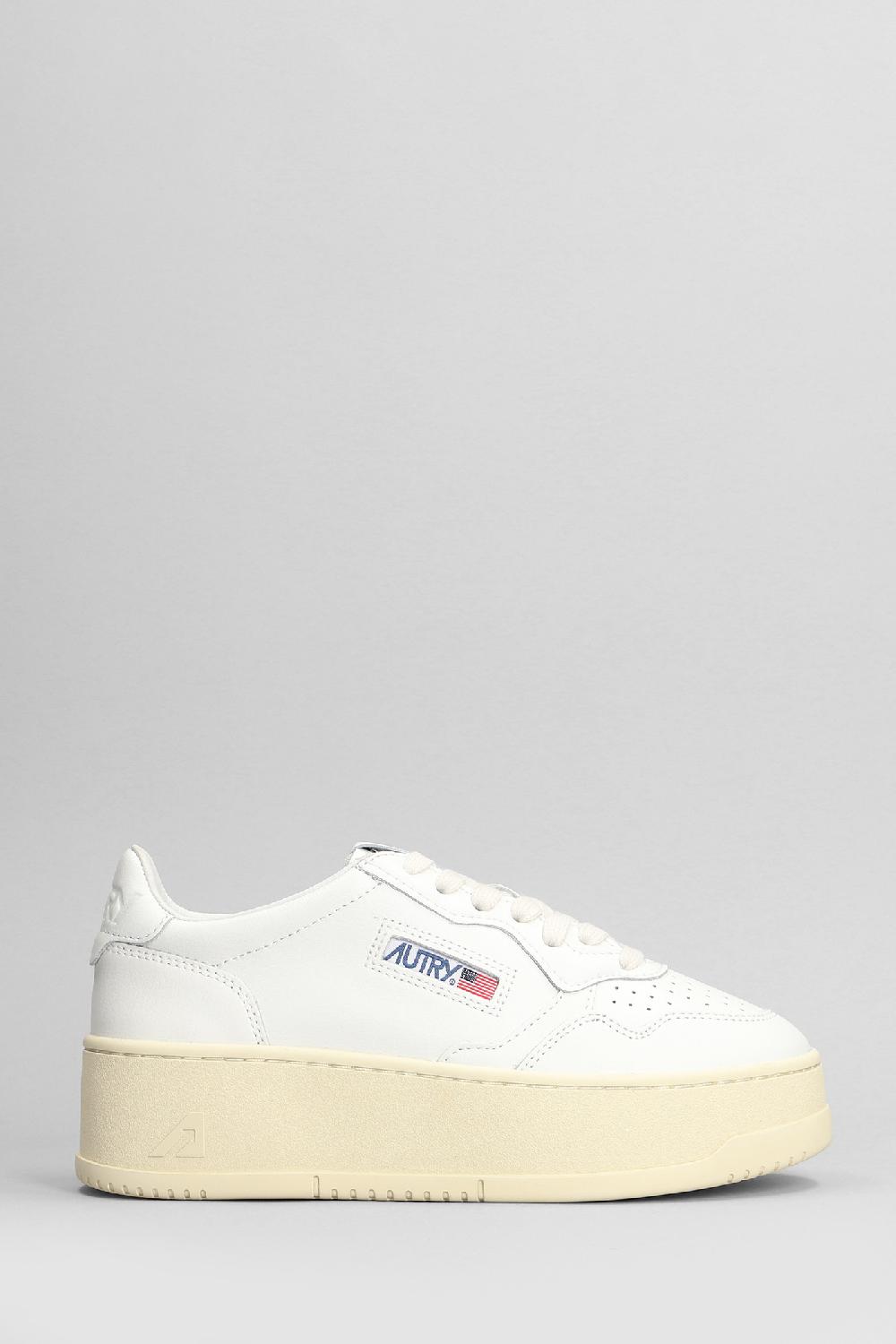 Deliberti Autry Sneakers platform low in pelle bianca cod. 399058 - Deliberti The Luxury Shopping