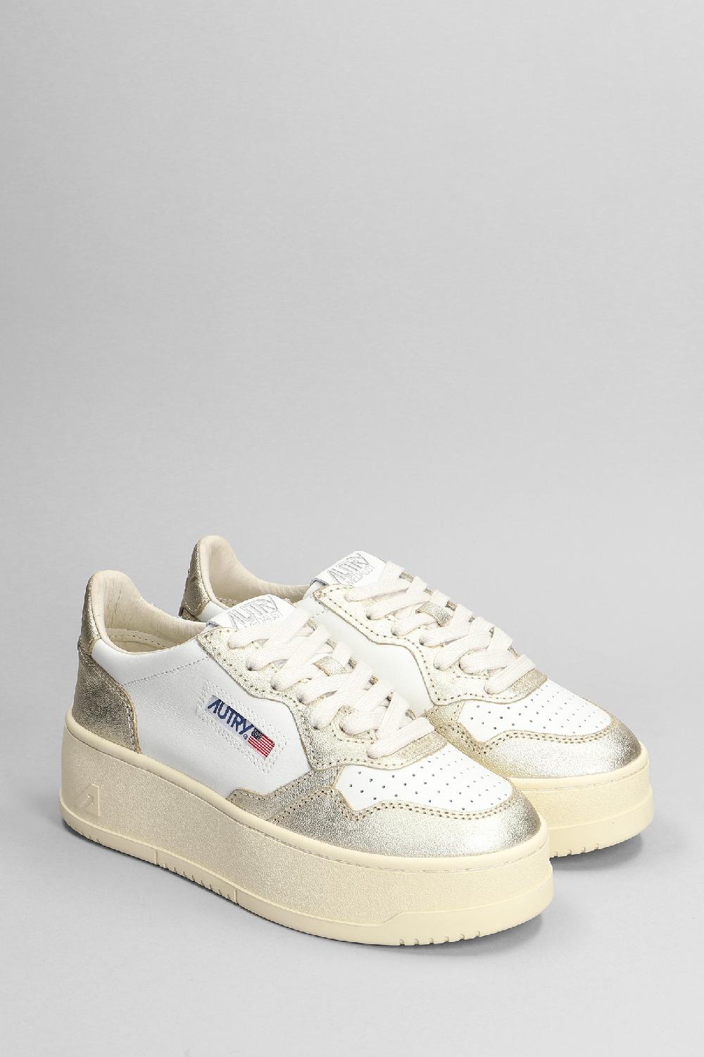 Deliberti Autry Sneakers Platform Low In Pelle Bianca Cod. 399059 - Deliberti The Luxury Shopping