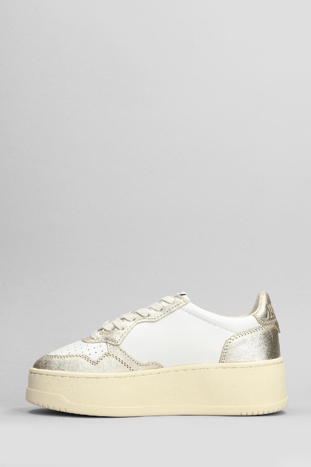 Deliberti Autry Sneakers Platform Low In Pelle Bianca Cod. 399059 - Deliberti The Luxury Shopping