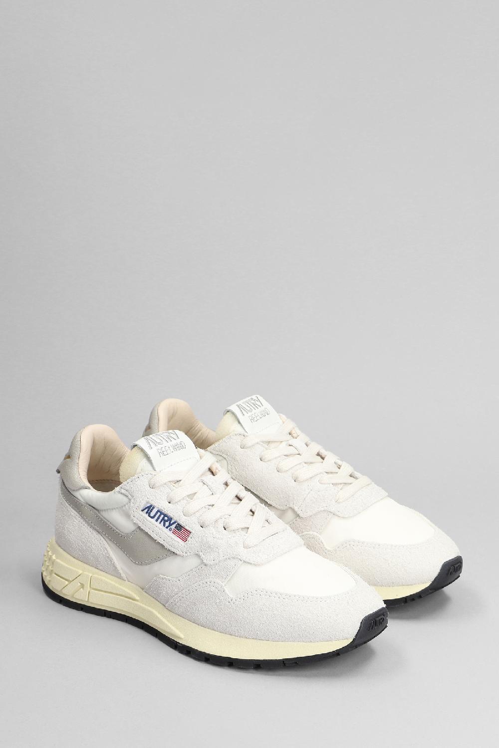 Deliberti Autry Sneakers Reelwind Low In Camoscio E Tessuto Bianco Cod. 392672 - Deliberti The Luxury Shopping