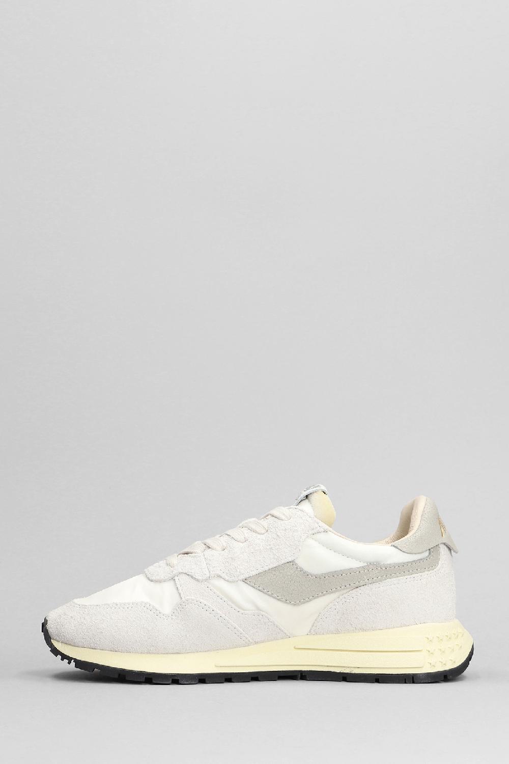 Deliberti Autry Sneakers Reelwind Low In Camoscio E Tessuto Bianco Cod. 392672 - Deliberti The Luxury Shopping