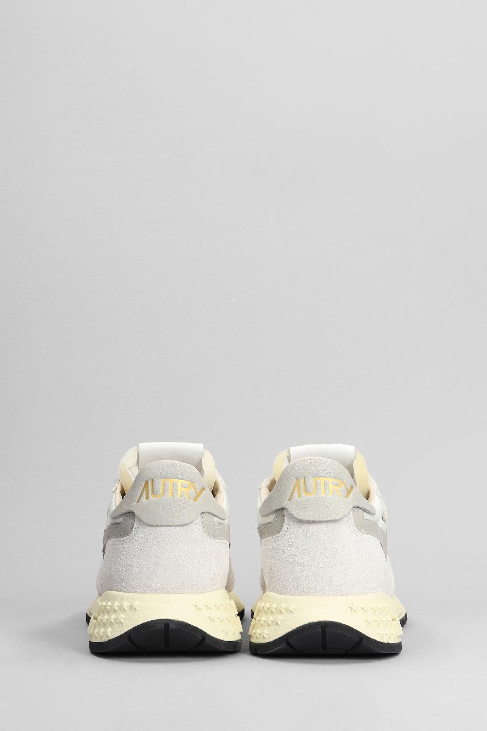 Deliberti Autry Sneakers Reelwind Low In Camoscio E Tessuto Bianco Cod. 392672 - Deliberti The Luxury Shopping