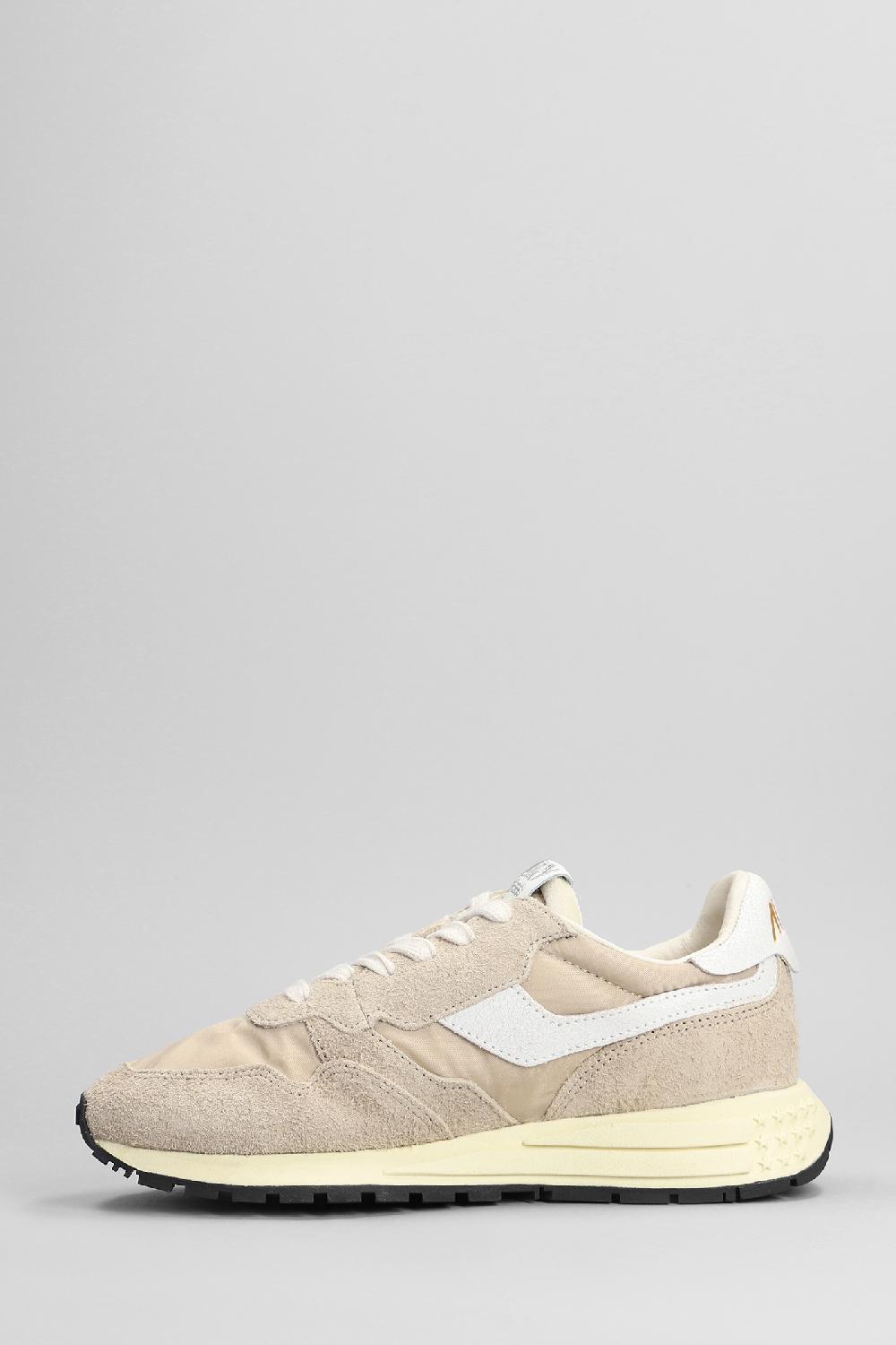 Deliberti Autry Sneakers Reelwind Low In Camoscio E Tessuto Beige Cod. 402314 - Deliberti The Luxury Shopping