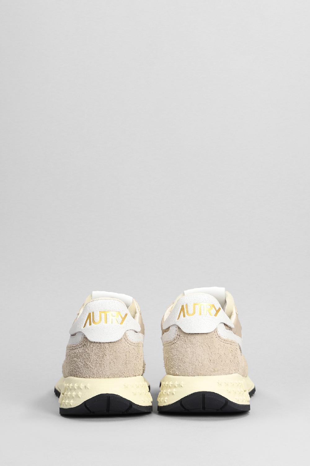 Deliberti Autry Sneakers Reelwind Low In Camoscio E Tessuto Beige Cod. 402314 - Deliberti The Luxury Shopping