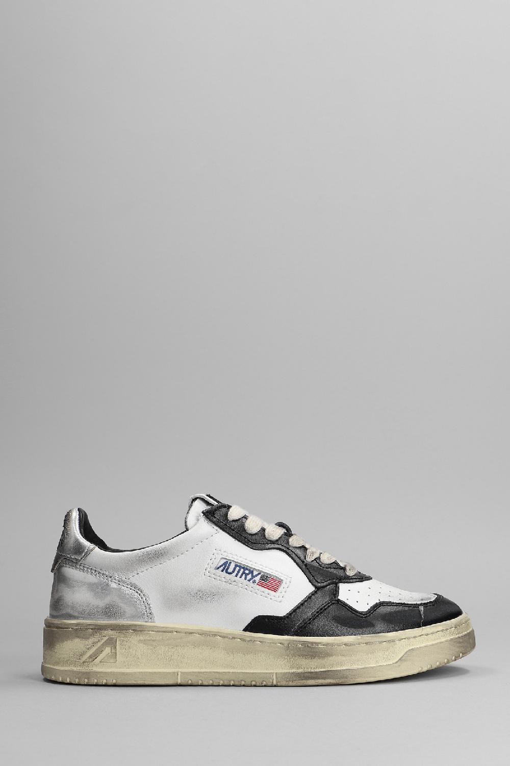 Deliberti Autry Sneakers sup vint in pelle bianco multi cod. 369796 - Deliberti The Luxury Shopping