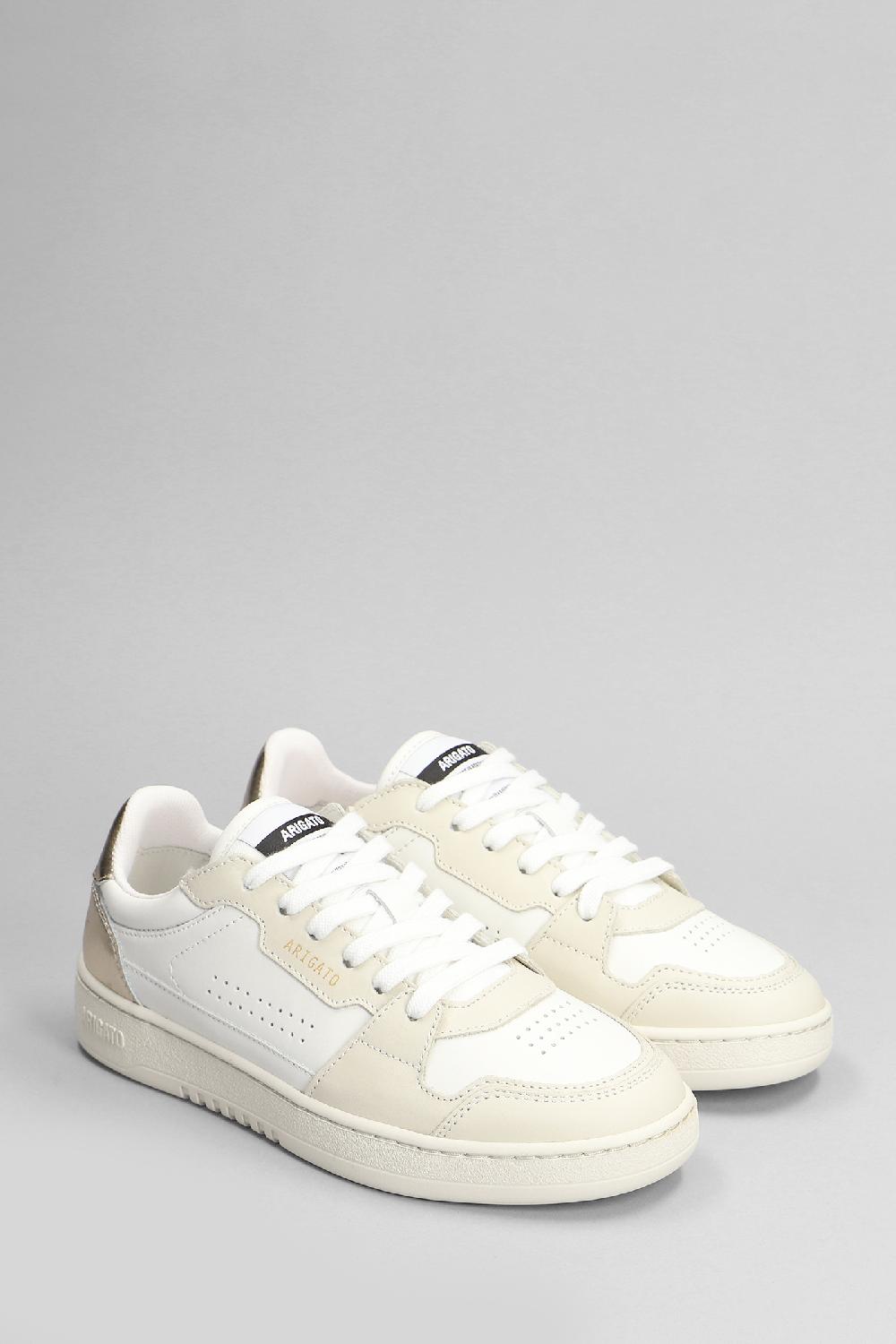 Deliberti Axel Arigato Sneakers Dice Lo Sneaker In Pelle E Camoscio Bianco Cod. 398545 - Deliberti The Luxury Shopping