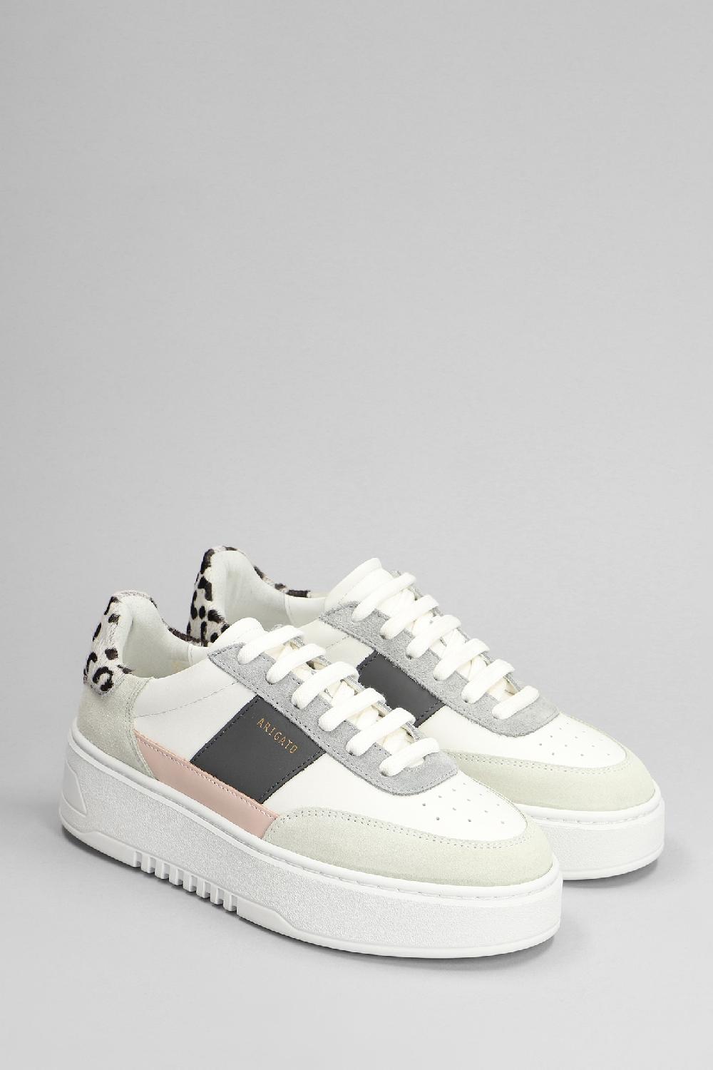 Deliberti Axel Arigato Sneakers Orbit In Pelle E Camoscio Bianco Cod. 394517 - Deliberti The Luxury Shopping