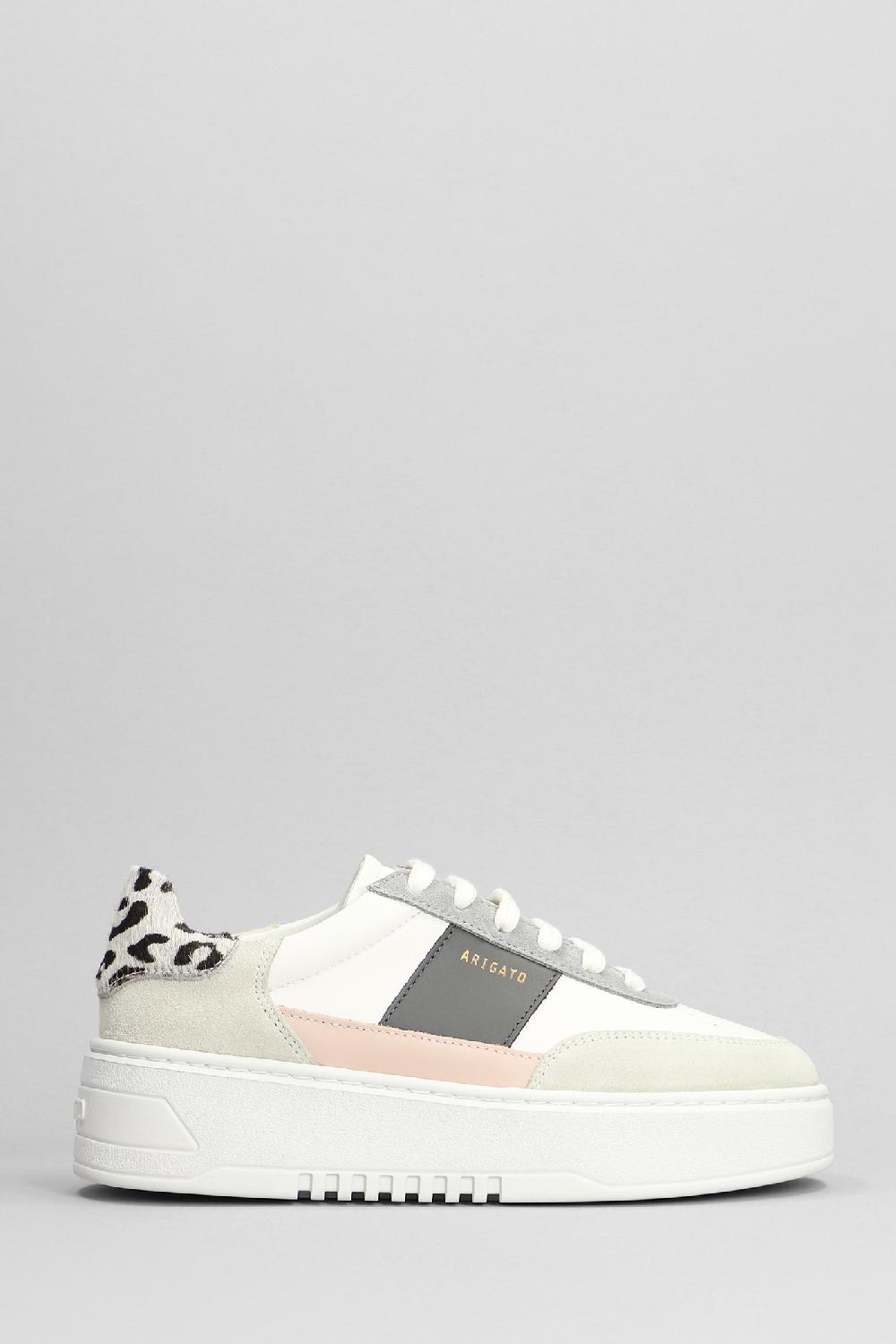 Deliberti Axel Arigato Sneakers orbit in pelle e camoscio bianco cod. 394517 - Deliberti The Luxury Shopping