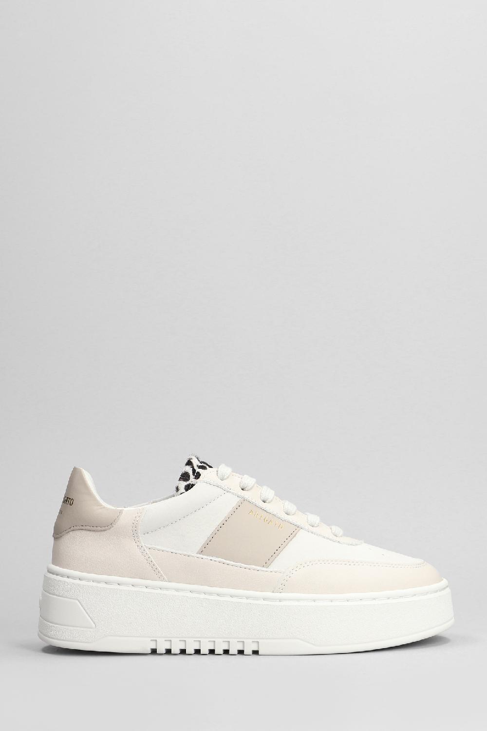 Deliberti Axel Arigato Sneakers orbit vintage in pelle beige cod. 402794 - Deliberti The Luxury Shopping