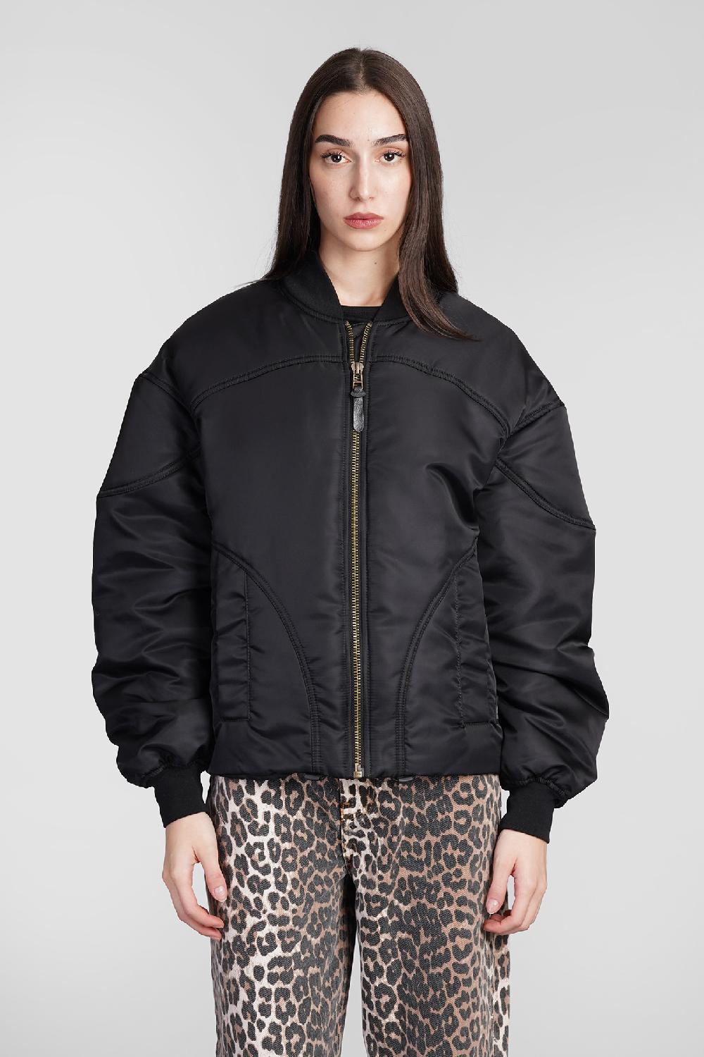 Deliberti Bacon Bomber in poliammide nera cod. 407803 - Deliberti The Luxury Shopping