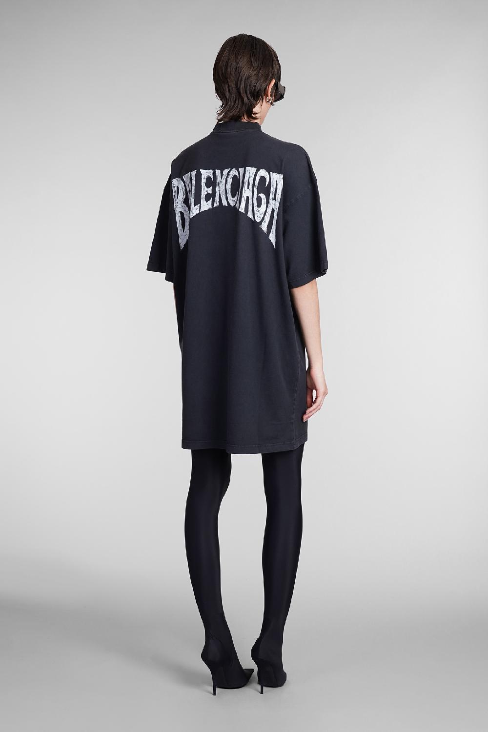 Deliberti Balenciaga Abito In Cotone Nero Cod. 393400 - Deliberti The Luxury Shopping