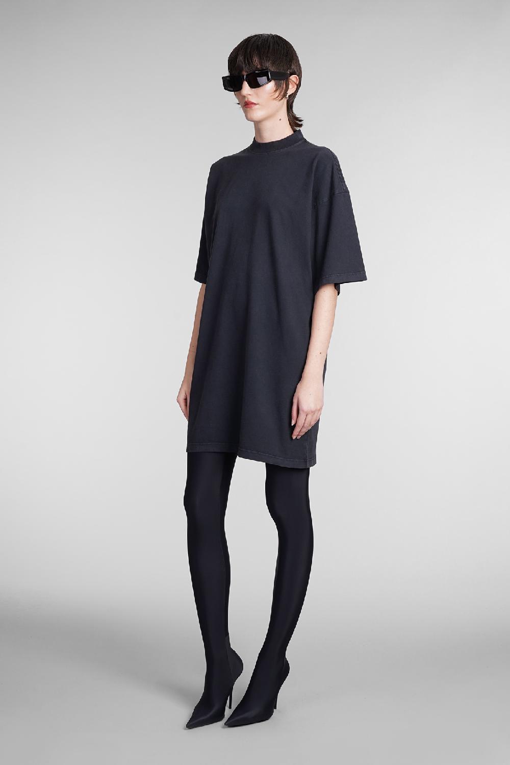 Deliberti Balenciaga Abito In Cotone Nero Cod. 393400 - Deliberti The Luxury Shopping