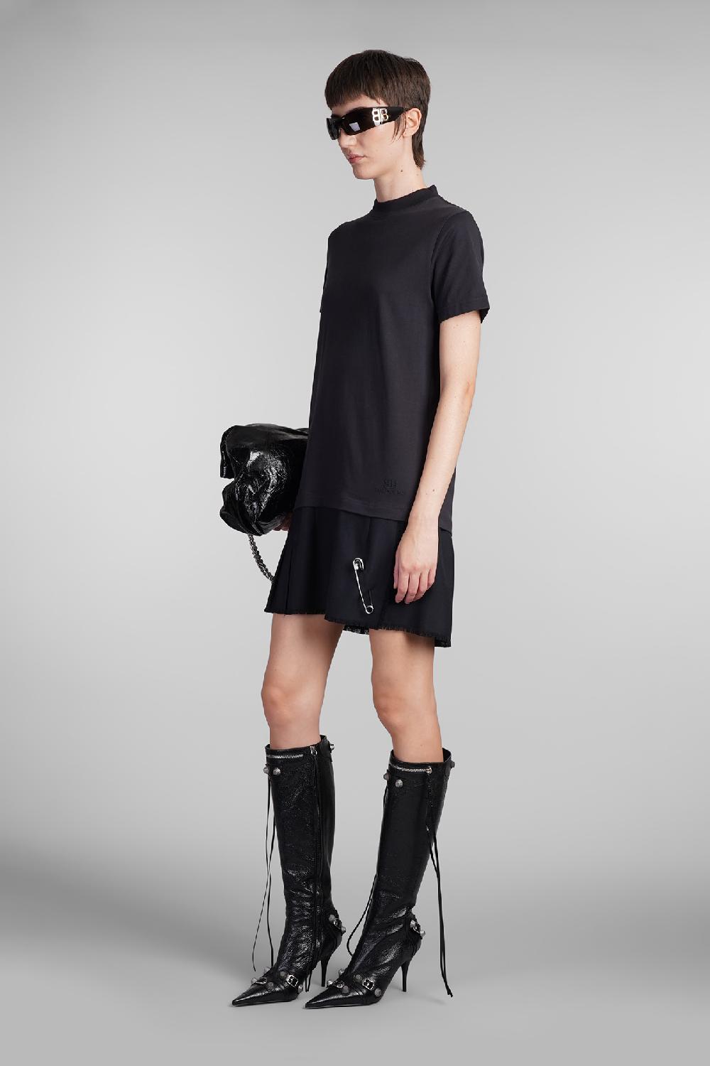 Deliberti Balenciaga Abito In Cotone Nero Cod. 409472 - Deliberti The Luxury Shopping