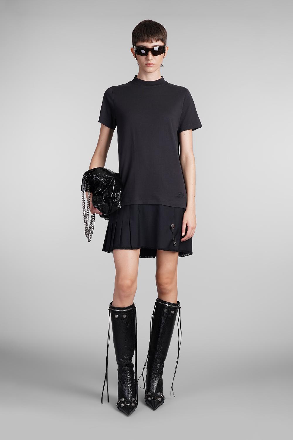 Deliberti Balenciaga Abito in cotone nero cod. 409472 - Deliberti The Luxury Shopping