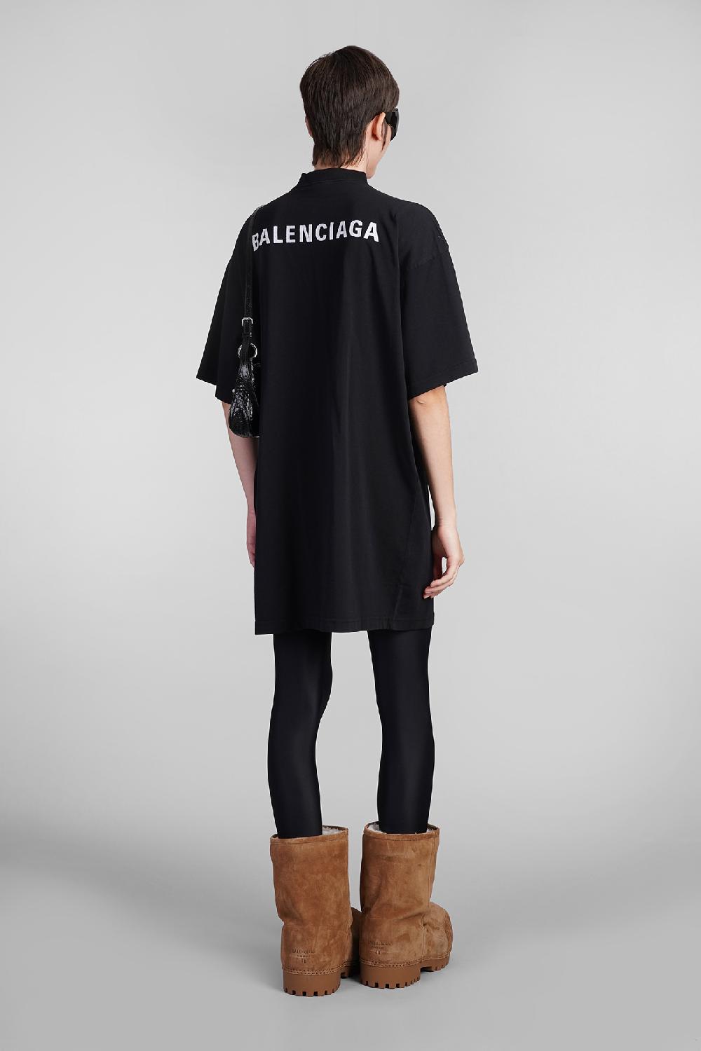 Deliberti Balenciaga Abito In Cotone Nero Cod. 409504 - Deliberti The Luxury Shopping