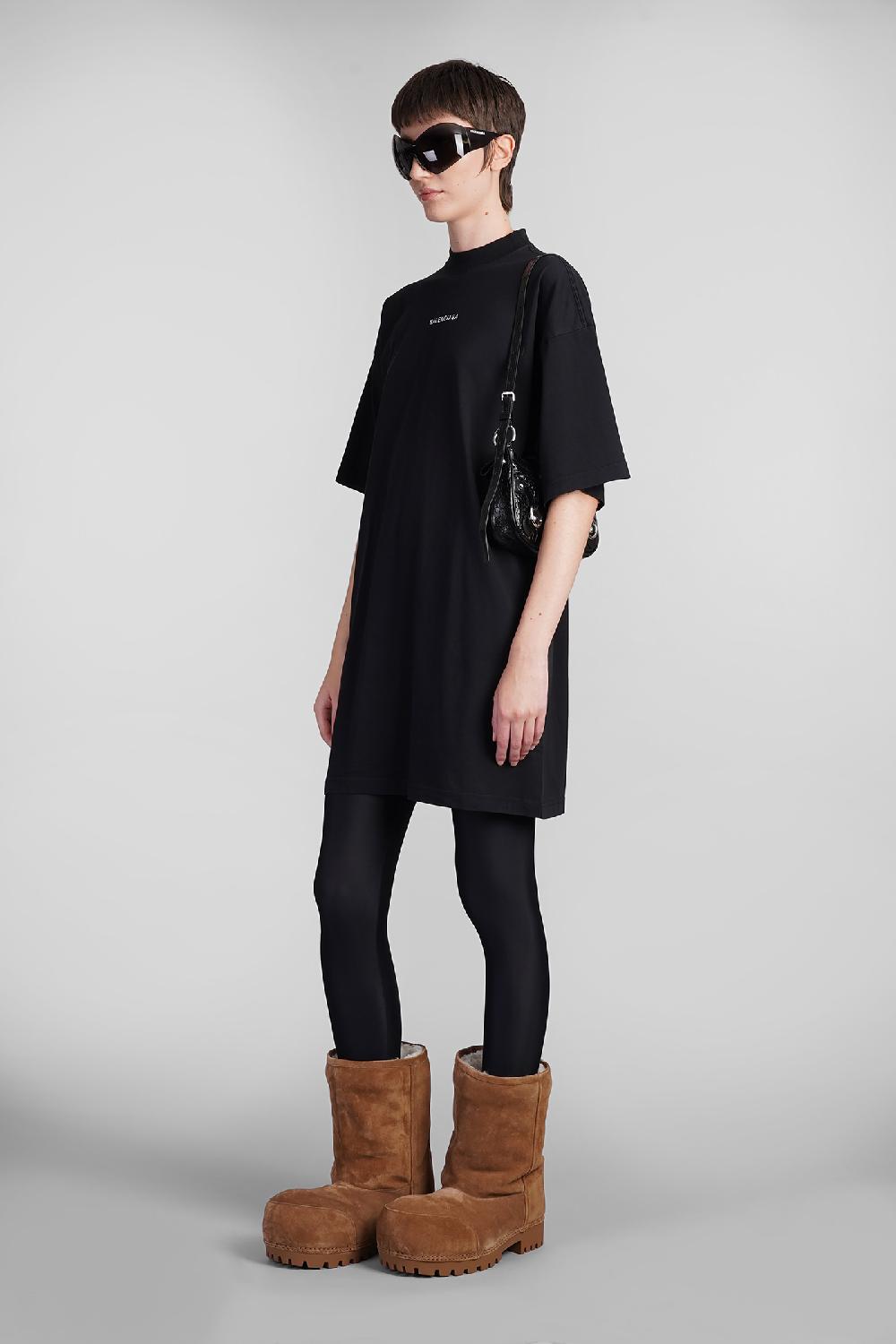 Deliberti Balenciaga Abito In Cotone Nero Cod. 409504 - Deliberti The Luxury Shopping