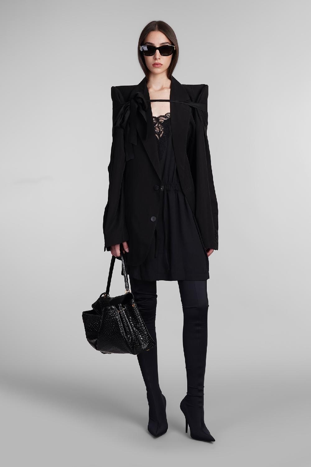 Deliberti Balenciaga Abito In Poliestere Nero Cod. 406057 - Deliberti The Luxury Shopping