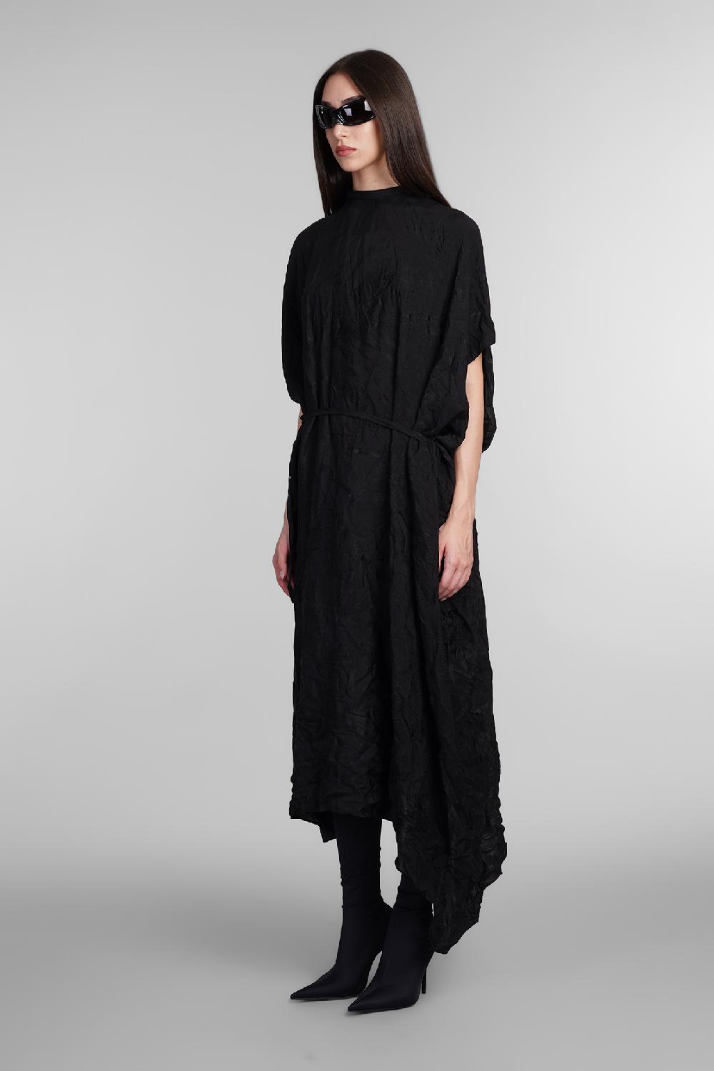 Deliberti Balenciaga Abito In Seta Nera Cod. 406056 - Deliberti The Luxury Shopping