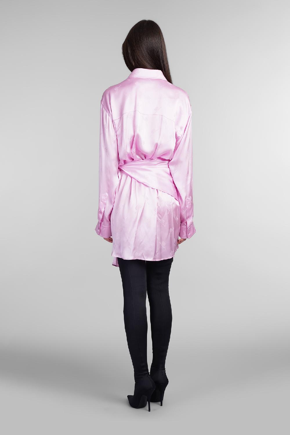 Deliberti Balenciaga Abito In Seta Rosa Cod. 406047 - Deliberti The Luxury Shopping