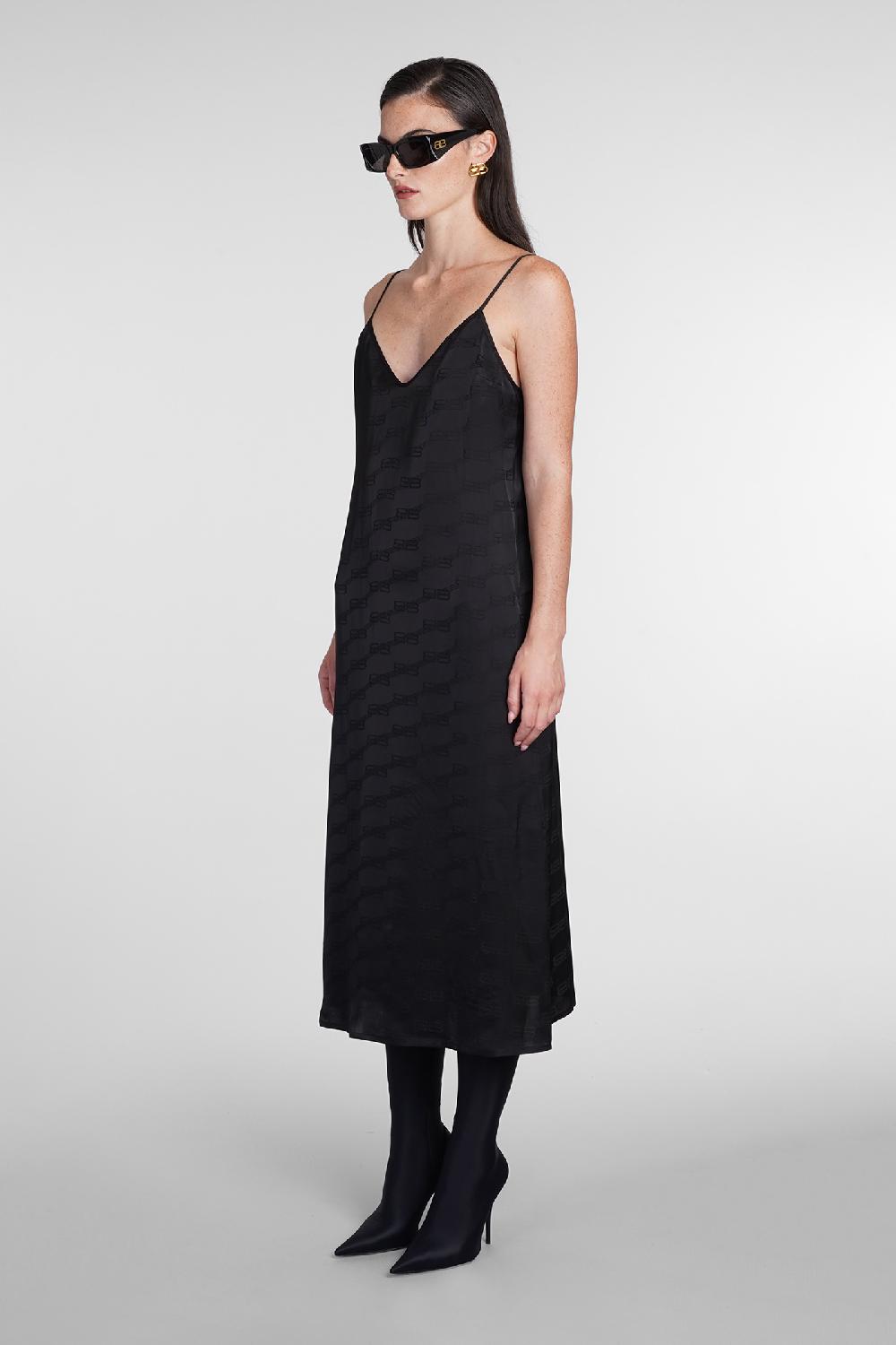 Deliberti Balenciaga Abito In Viscosa Nera Cod. 386214 - Deliberti The Luxury Shopping