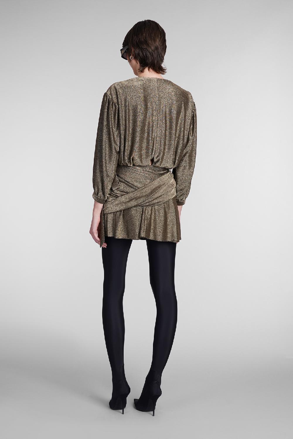 Deliberti Balenciaga Abito In Viscosa Oro Cod. 393393 - Deliberti The Luxury Shopping